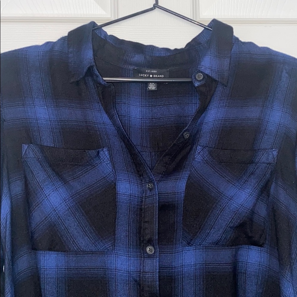 Ladies Lucky 1/2 Button Up